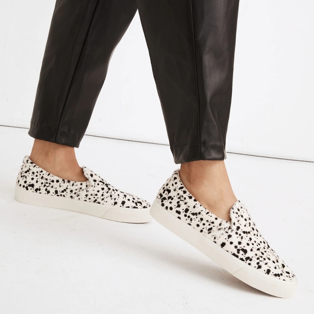 Madewell Slip-on Sneakers in Calf Hair Size M-7 W-8,5